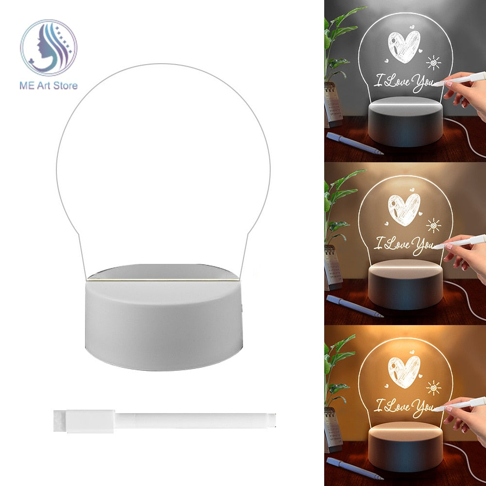 LED-Nachtlicht Hinweistafel & Nachtlampe