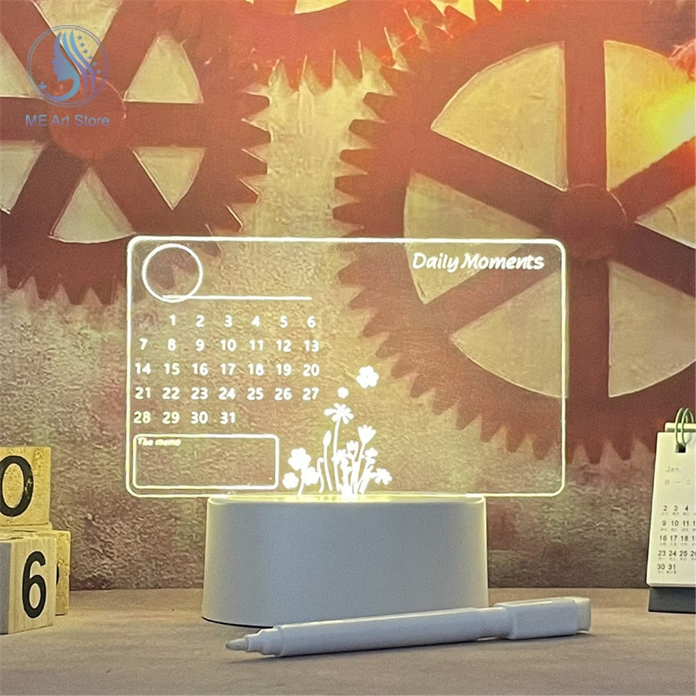 LED-Nachtlicht Hinweistafel & Nachtlampe